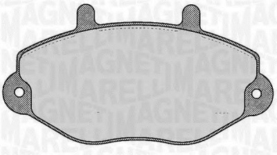 MAGNETI MARELLI 363916060270 -  Комплект тормозных колодок, дисковый тормоз